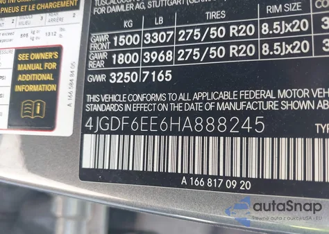 2017 Mercedes-Benz Gls 450 4Matic from USA, damaged, VIN 4JGDF6EE6HA888245